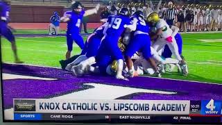 Coverage of Lipscomb Academys win over Knoxville Catholic 101824 [upl. by Spiegleman883]