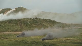 Vostok2018 Russian military drills on the Sea of Japan coast [upl. by Spense]