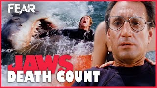 Death Count  JAWS 1975  Fear [upl. by Atsahs]