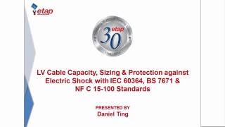 Low Voltage Cable Capacity Sizing amp Protection against Electric Shock [upl. by Ita]