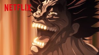 爆笑する範馬勇次郎  範馬刃牙  Netflix Japan [upl. by Ketty493]