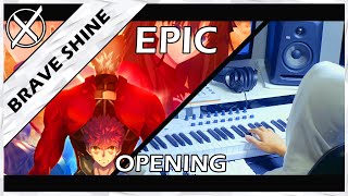 Fatestay night Unlimited Blade Works OP2  Brave Shine Orchestrated x Archers Caladbolg OST [upl. by Minette834]