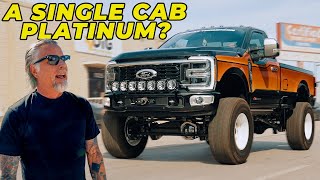 Unbelievable Single Cab Platinum Super Duty [upl. by Aihsemat843]