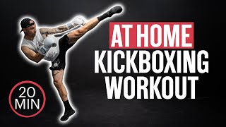 Full Kickboxing Workout At Home [upl. by Namyh]