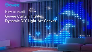 How to Install Govee Curtain Lights [upl. by Ahtis]