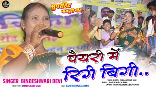 पैयरी में रीगी बिगी NEW THETH NAGPURI KARAM GEET  Singer Bindeshwari Devi सिसई प्रोग्राम 2024 [upl. by Dee Dee]