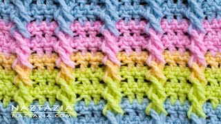 HOW to CROCHET CABLE Stitch  Crochet CABLES and BRAIDS [upl. by Arretahs75]