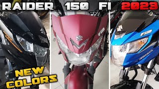 Raider 150 fi 2023 Update  Bagong mga color variants [upl. by Heda]