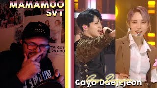 MAMAMOO x SEVENTEEN  Egotistic Clap Aju Nice REACTION  I SWEAR IM IN GOOD PAIN LMAO [upl. by Esilahs]