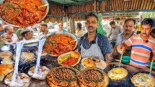 Rs59 Only Ultimate Rakesh Ka Iconic Kuladi Kulcha  Desi Indian Pizza  Jammu Street Food [upl. by Adall404]