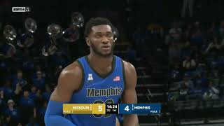 Memphis vs Missouri  2024114  NCAAB Game [upl. by Dlonyar]