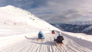 ⛷️🏂❄️Sledding in Wildkogel Arena Bramberg Austria  part 1🎄✨ [upl. by Hsenid]