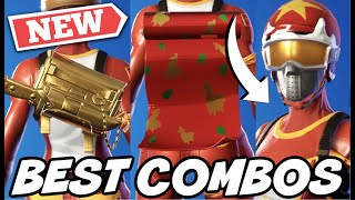 BEST COMBOS FOR CHINA MOGUL MASTER SKIN 2021 UPDATED  Fortnite [upl. by Yelkreb]