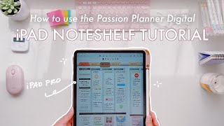 How to Use Noteshelf as a Digital Planner  iPad Edition [upl. by Acinoreb]