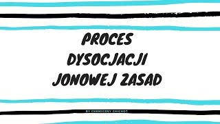 Dysocjacja jonowa zasad [upl. by Home]