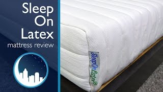 Sleep on Latex Mattress Review [upl. by Constantin251]