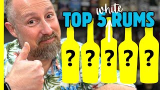 These are the BEST 5 WHITE RUMS  Blind tasting results [upl. by Madelon121]