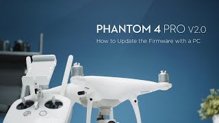 How to Update DJI Phantom 4 Pro V20 Firmware with PC [upl. by Remo]