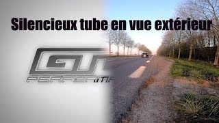 Silencieux tube GT PERFORMANCE  balade sous le soleil en Clio 4 RS [upl. by Cadmarr]