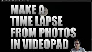 Creating a Time Lapse from Photos in VideoPad [upl. by Zahavi63]