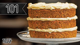 How To Bake The Best Carrot Cake Youll Ever Eat • Tasty [upl. by Oah]