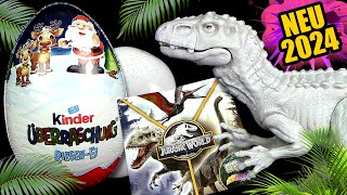 Kinder Überraschung ® Jurassic World ™ Riesen Ei 2024  Indominus Rex  Unboxing [upl. by Htedirem833]