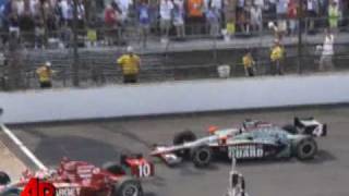 Franchitti Wins the Indy 500 [upl. by Yatnahc]