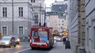 Obus SLB Trolleybuses in Salzburg  VanHool AG300T and Gräf amp Stift NGT in HD [upl. by Jessika]