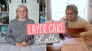 What can you make with ONE LAYER CAKE 🤗 Layer Cake Lotto CHALLENGE GIVEAWAY  Timelapse [upl. by Topper720]