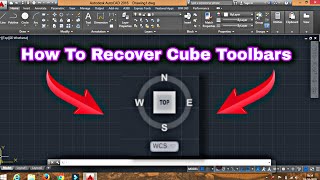 Autocad View Cube Recovery amp Not working  Cube settings [upl. by Namar245]