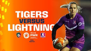 Leicester Tigers v Loughborough Lightning Full Match  Allianz Premiership Womens Rugby 2324 [upl. by Parshall]