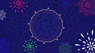 4K Background  Indian Traditional Design  Motion Graphic  Festival  VJ loop  02 [upl. by Thagard]