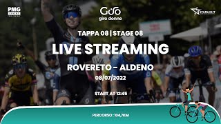 Giro Donne 2022  LIVE  Tappa 08 [upl. by Grail594]