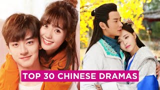 30 Best CHINESE DRAMAS You Cant Miss [upl. by Erlewine]