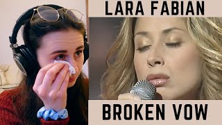 Singer reacts to Lara Fabian  Broken Vow TISSUE ALERT [upl. by Nimesh]