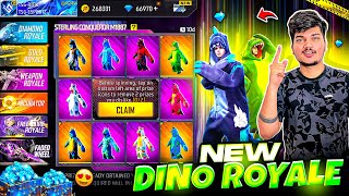 Free Fire I Got All Old To New Dino 😍In Dino Royale In 75 Diamonds💎 Garena Free Fire [upl. by Uv532]