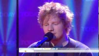 Ed Sheeran performs quotLego Housequot on Today Show 01312013 [upl. by Sandry856]