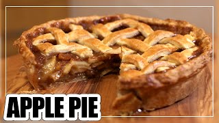 🥧 TARTA de MANZANA AMERICANA  Auténtico APPLE PIE [upl. by Hnil]