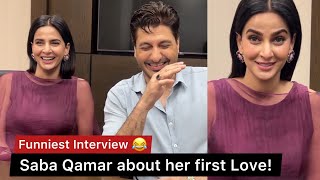 Saba Qamar’s funniest interview along with Syed Jibran for film Ghabrana Nahi Hai [upl. by Byler]