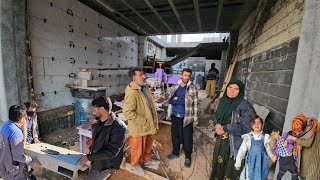 🏕Construction on the farm Workers cooperate with Shirvan to dig a well and access water [upl. by Zeuqcaj]