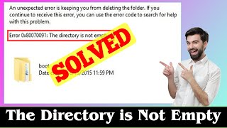 SOLVED Error The Directory is Not Empty Problem Issue [upl. by Getter]