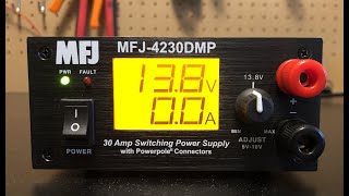 MFJ 4230 DMP 30A Power Supply with Powerpole® connectors [upl. by Kinom]