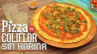 ¿Cómo preparar Pizza de Coliflor sin Harina  Cocina Fresca [upl. by Hut]