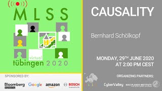 Causality part 1  Bernhard Schölkopf  MLSS 2020 Tübingen [upl. by Nnayllehs8]