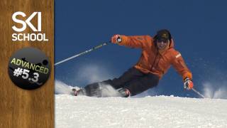 Dynamic Skiing Carve Turns  Advanced Ski Lesson 53 [upl. by Arihas]