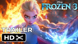 FROZEN 3 2025  Teaser Trailer  Walt Disney Animation Concept 4K [upl. by Enilarac]