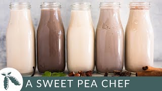 How to Make Coffee Creamer  5 Easy Flavors  A Sweet Pea Chef [upl. by Anialram]