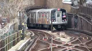 R143R160 LJ Trains At Broadway Junction [upl. by Aroved798]