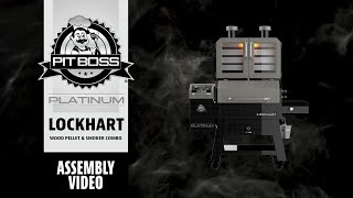 How to Assemble the Lockhart Grill  Pit Boss Platinum Series [upl. by Leahcimed]