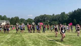 Troy Athens Marching Band camp 8423 44 [upl. by Rooker]